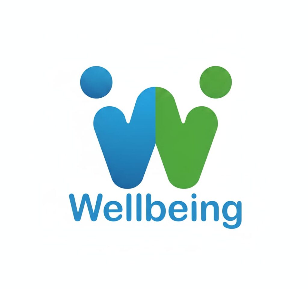 logo wellbeing bianco